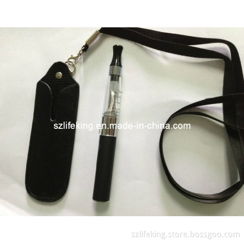 Electronice Cigarette Lanyard Necklace Leather Portable Case